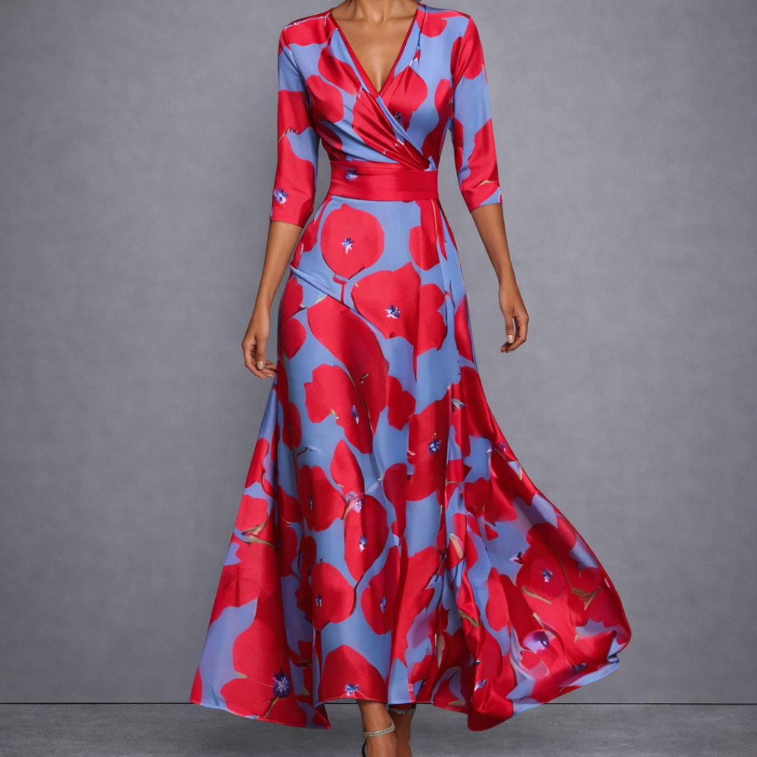 Davellia | Elegant Flowing Maxi Dress