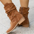 Davellia | Women’s Spring Suede Slouchy Ankle Boots