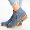 Davellia | Women’s Stylish Zip Heel Boots