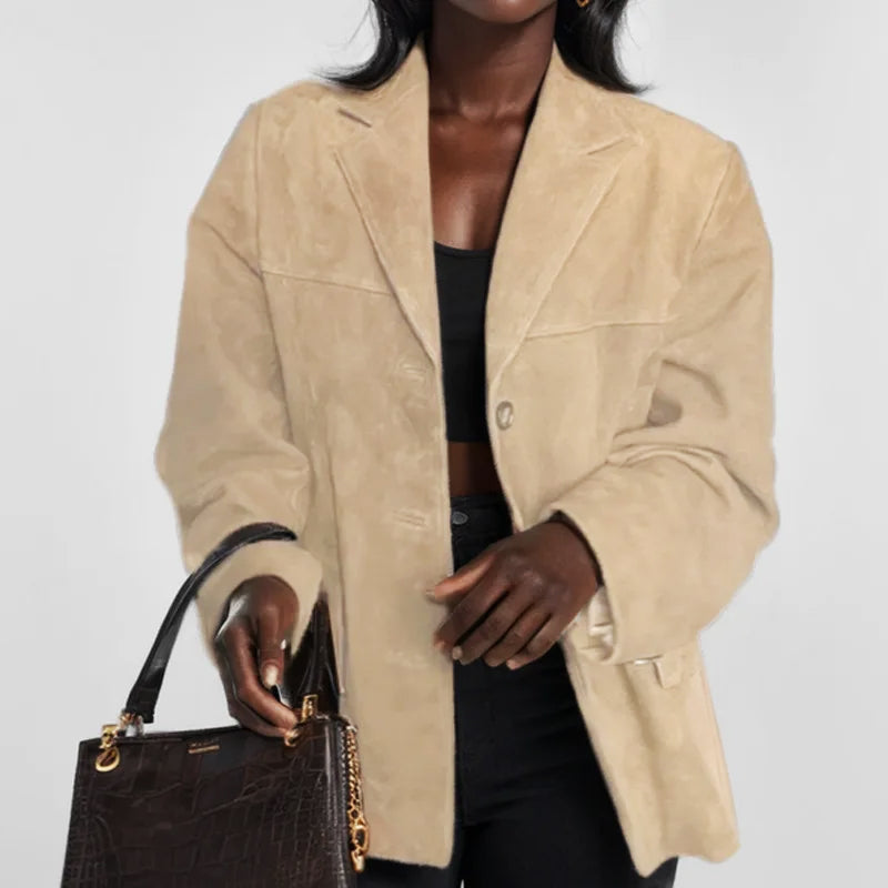 Davellia | Women’s Stylish Button-Down Blazer Jacket