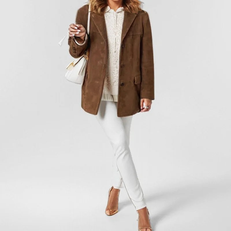 Davellia | Women’s Stylish Button-Down Blazer Jacket