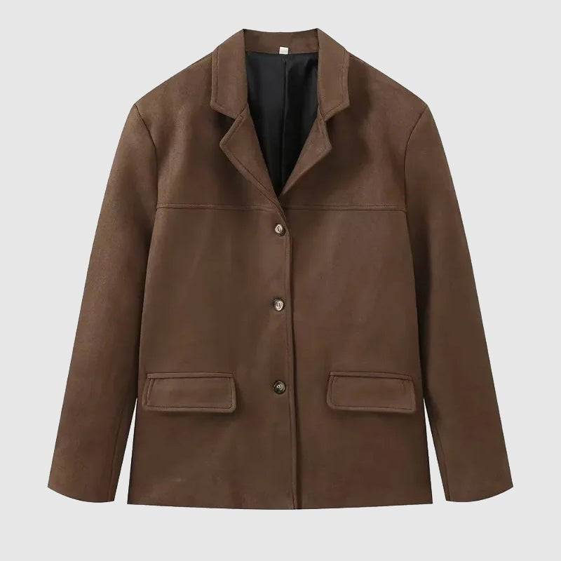 Davellia | Women’s Stylish Button-Down Blazer Jacket