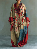 Davellia | Japanese Batwing Sleeve Maxi Dress