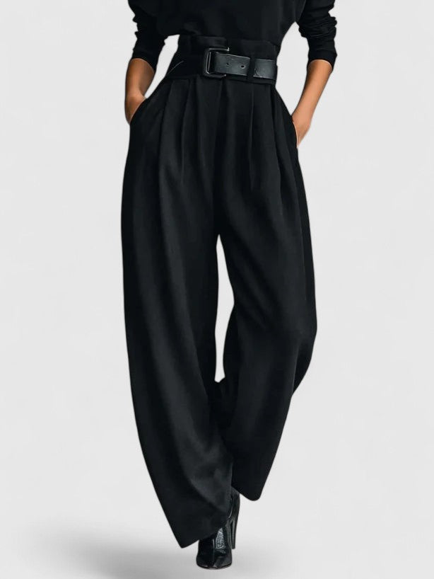 Davellia |  Long Sleeve Turtleneck Jumpsuit Set