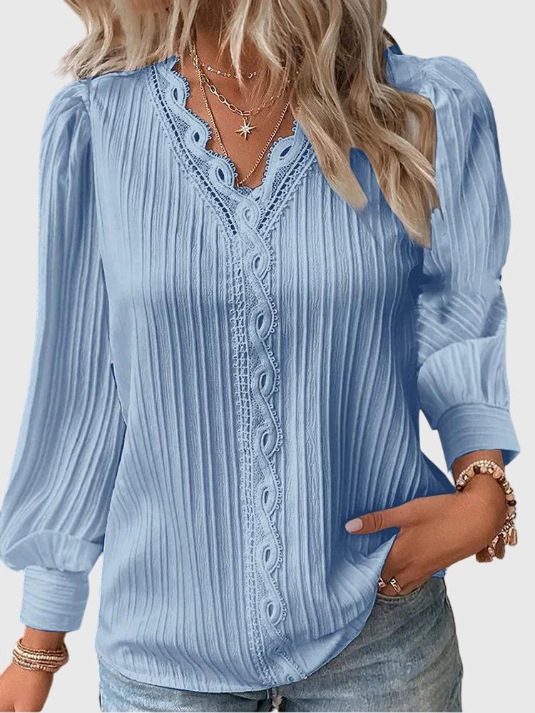 Davellia | Vintage Boho Lace Blouse