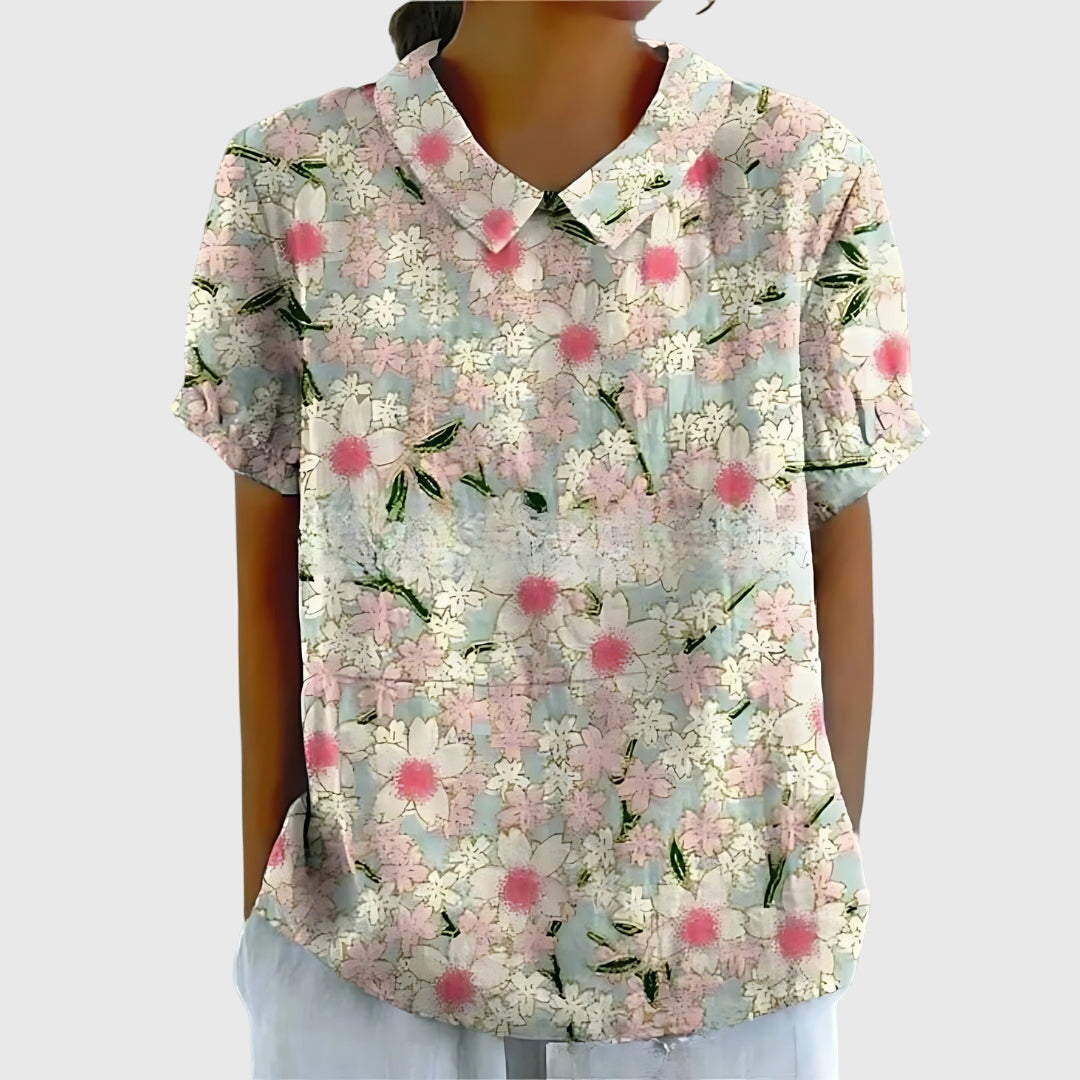 Davellia | Floral Loose Blouse