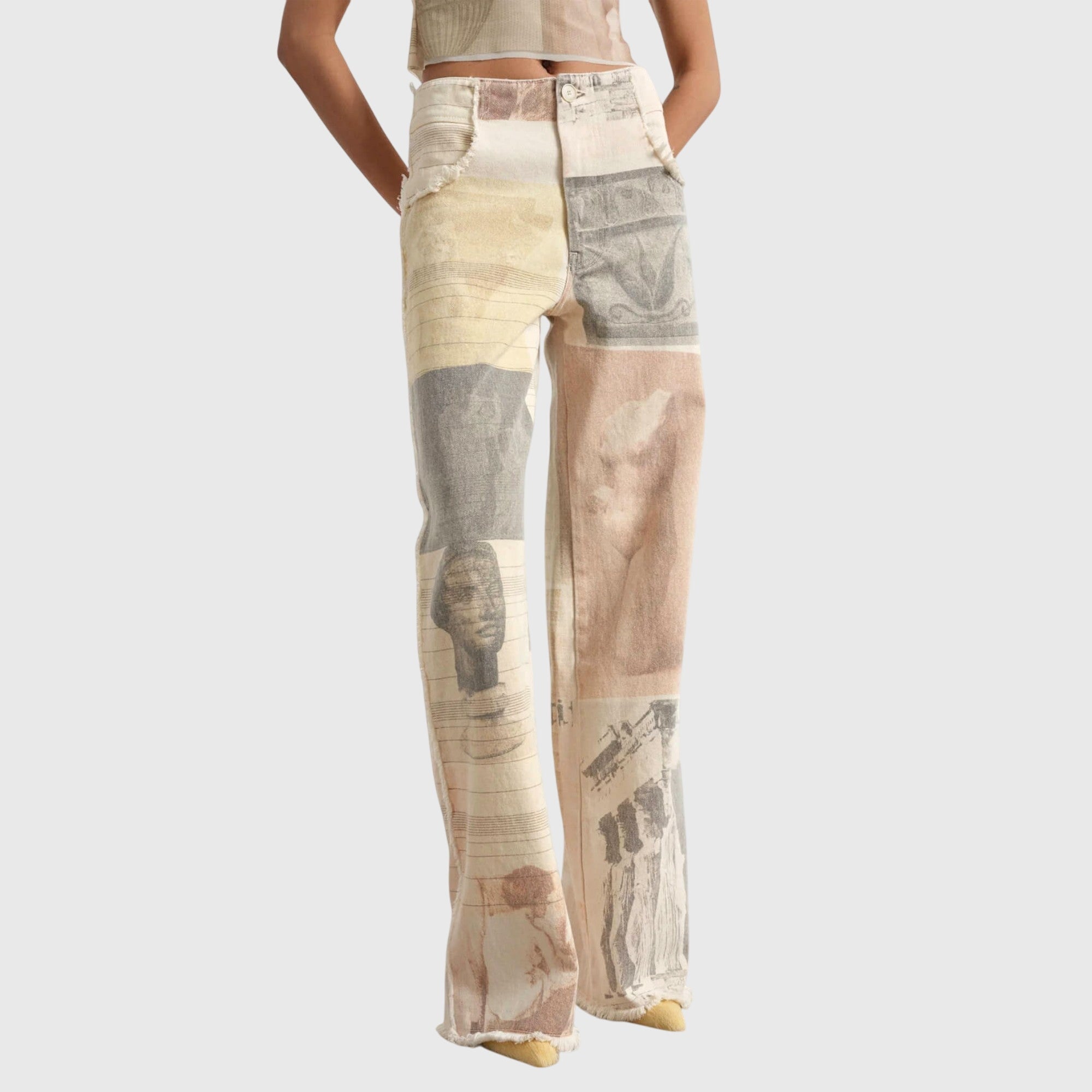 Davellia | Women’s Patchwork Statement Pants