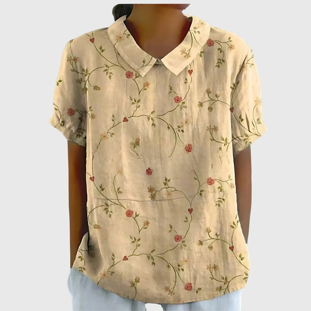 Davellia | Floral Loose Blouse