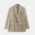 Davellia | Women’s Double-Breasted Vintage Blazer