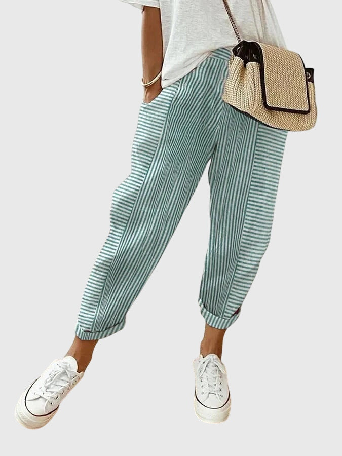 Davellia | Women’s Striped Casual Pants