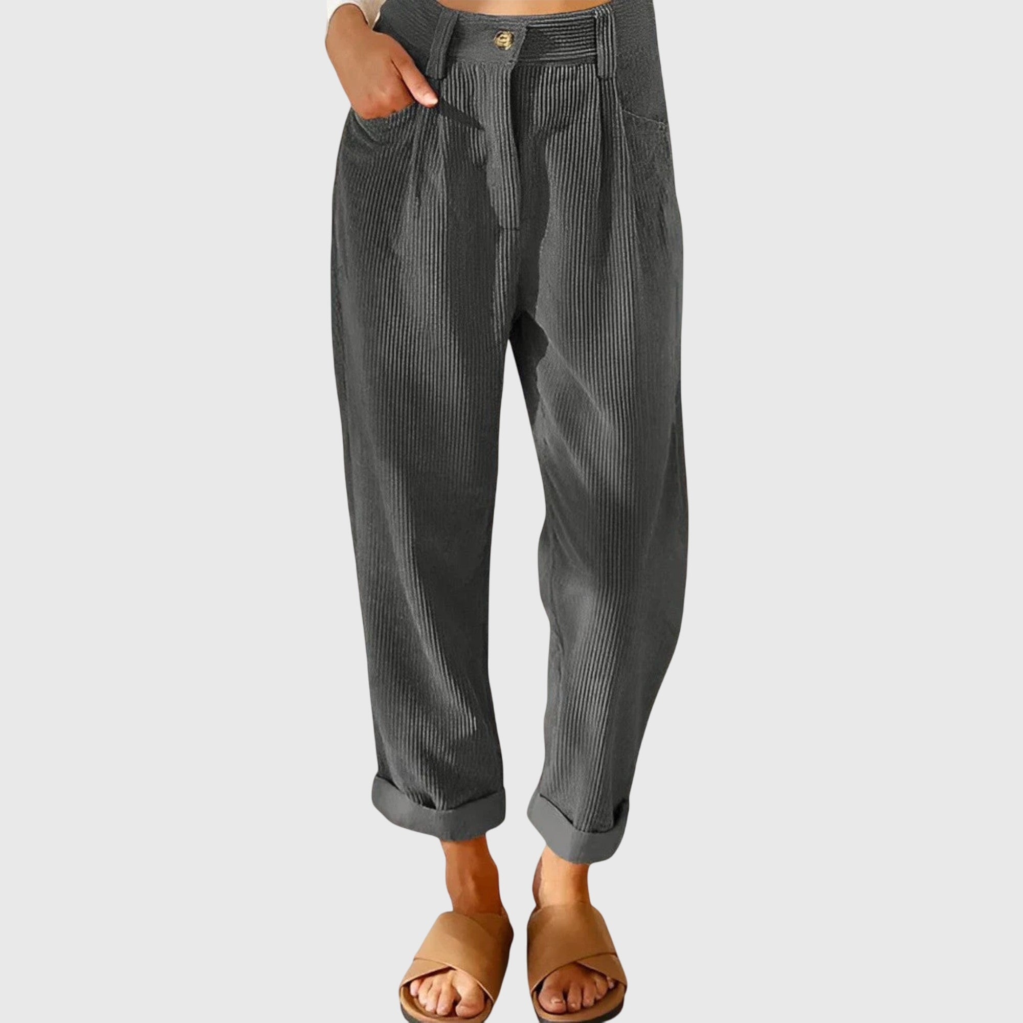 Davellia | Women’s High Waist Tapered Pants