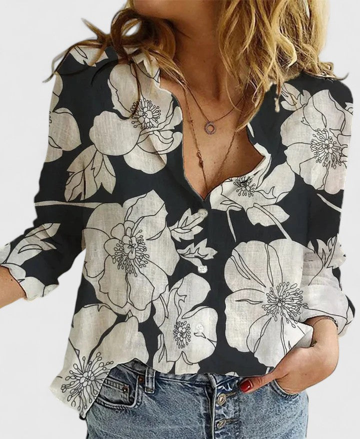 Davellia | Elegant Pattern Blouse