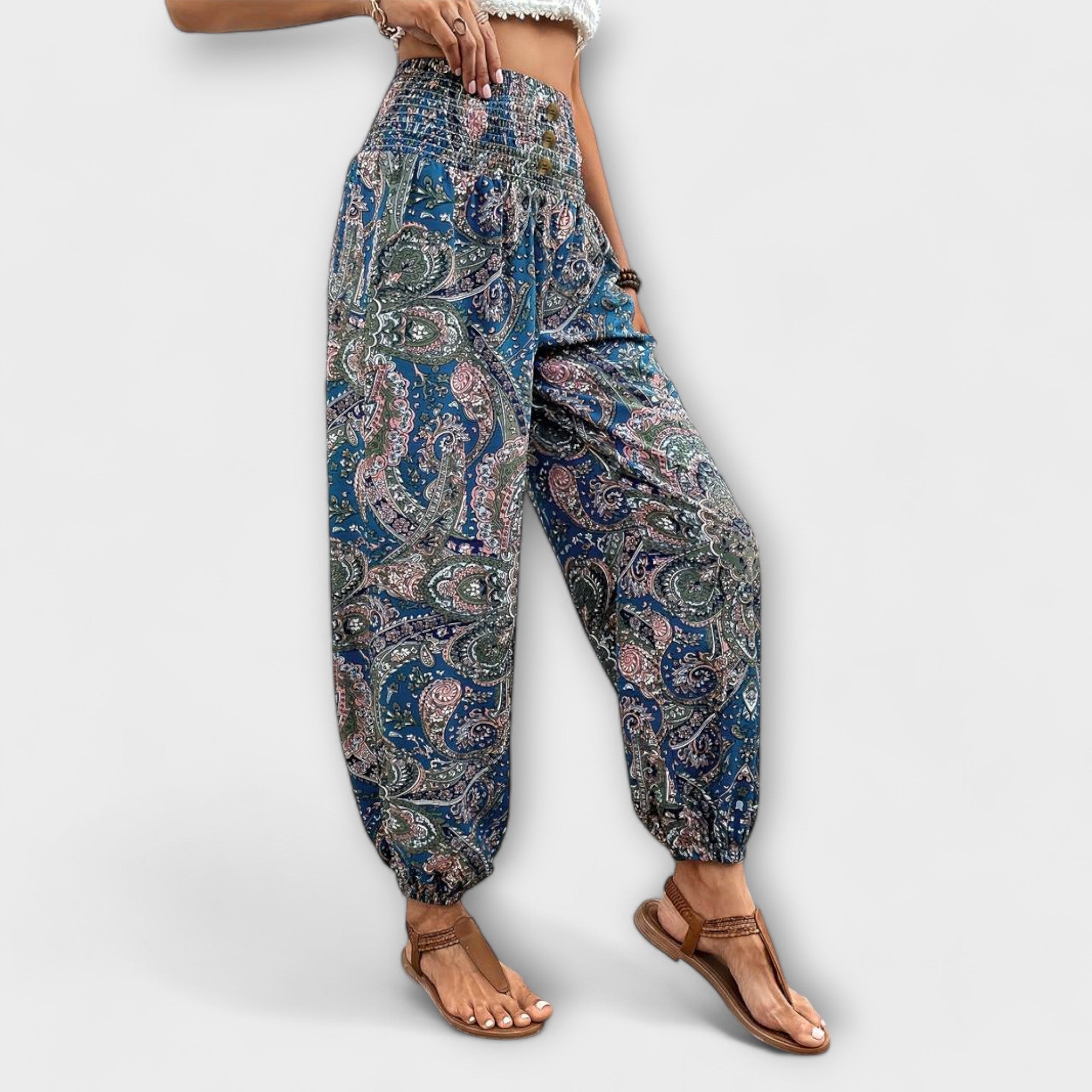 Davellia | Women’s Bohemian Print Pants