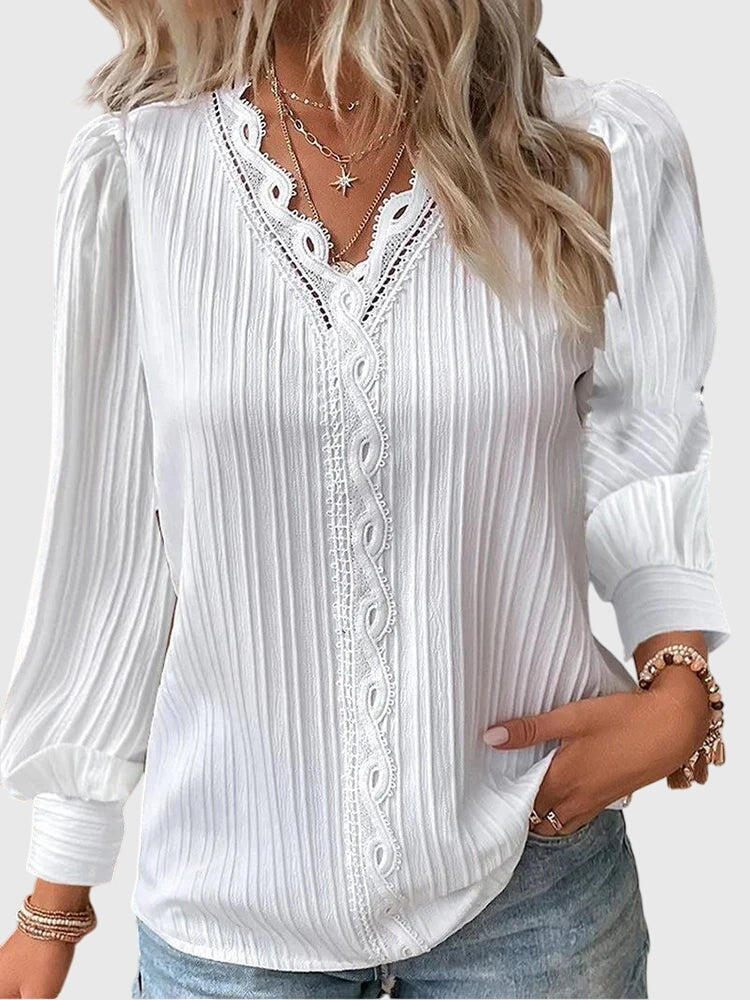 Davellia | Vintage Boho Lace Blouse