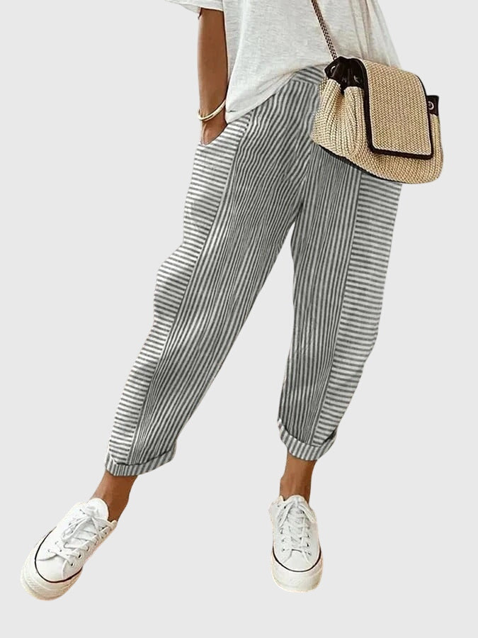 Davellia | Women’s Striped Casual Pants