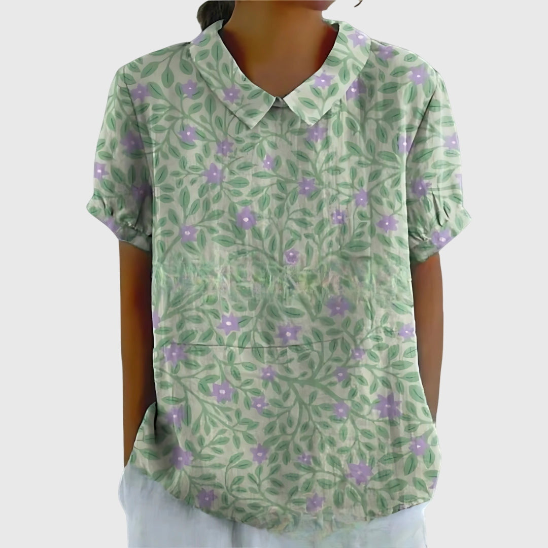 Davellia | Floral Loose Blouse