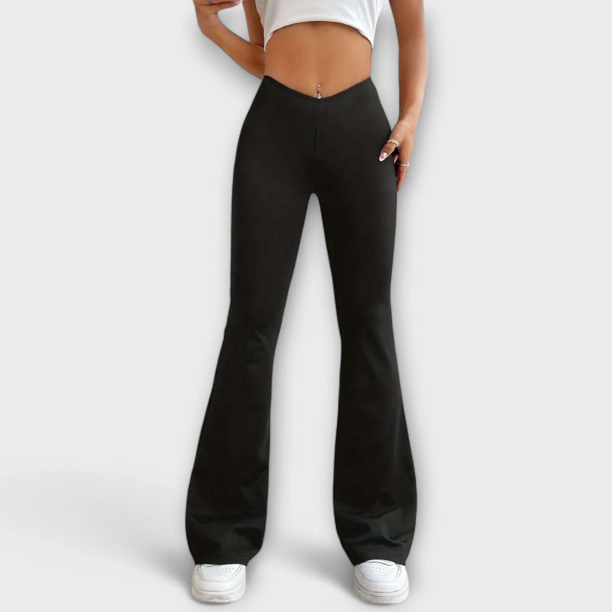 Davellia | Women’s High-Waist Flared Pants