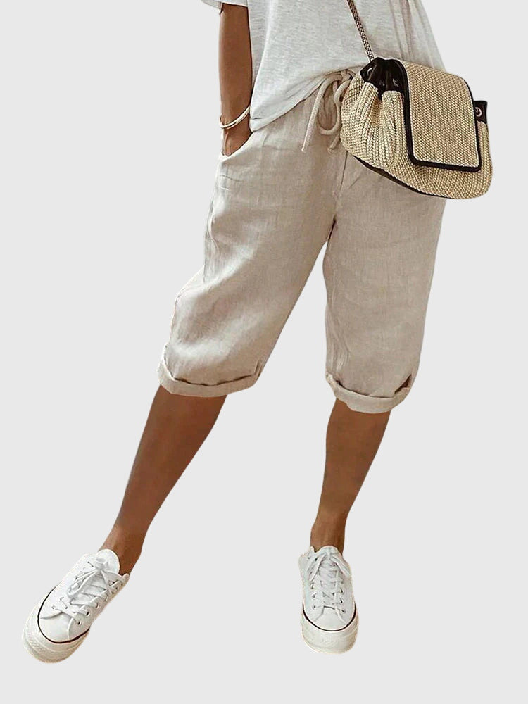 Davellia | Women’s Casual Summer Knee-Length Pants