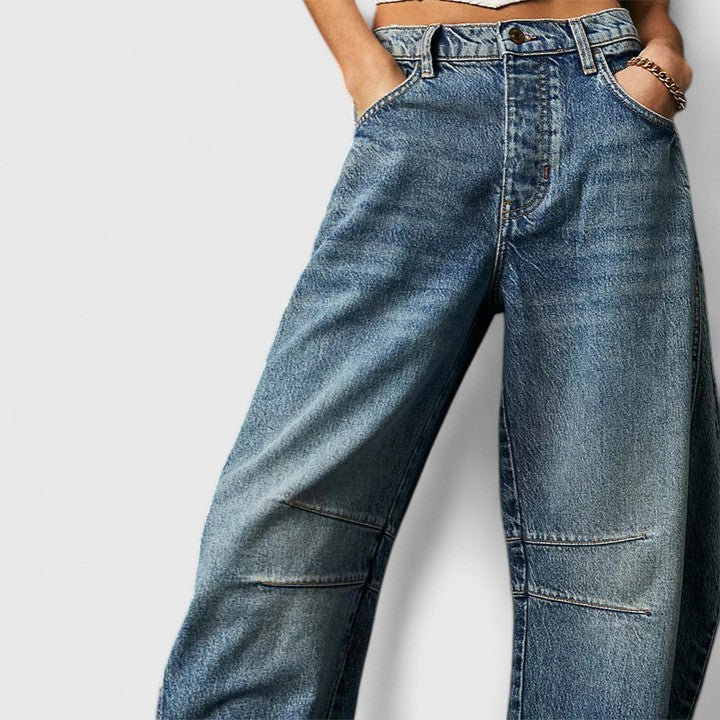 Davellia | Women’s Wide Leg Denim Jeans