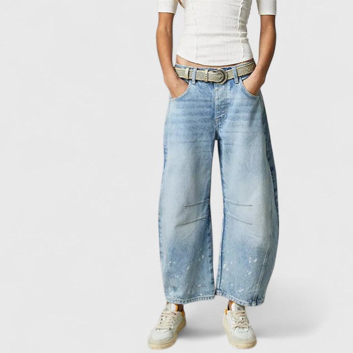Davellia | Women’s Wide Leg Denim Jeans
