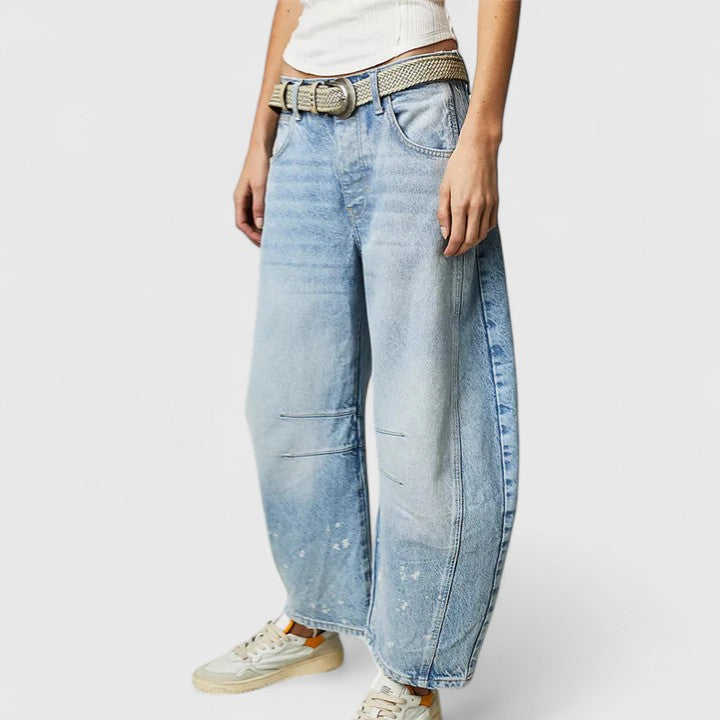 Davellia | Women’s Wide Leg Denim Jeans