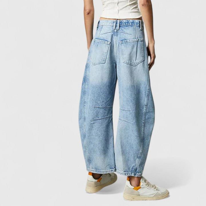 Davellia | Women’s Wide Leg Denim Jeans