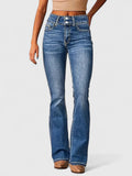 Davellia | Women’s High-Waist Flared Denim