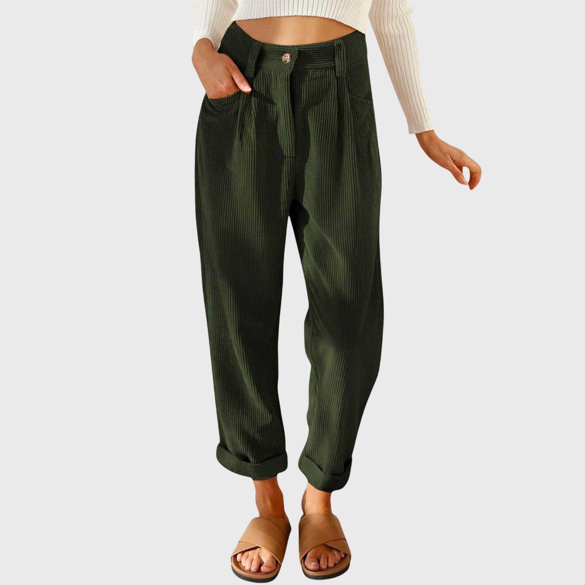 Davellia | Women’s High Waist Tapered Pants