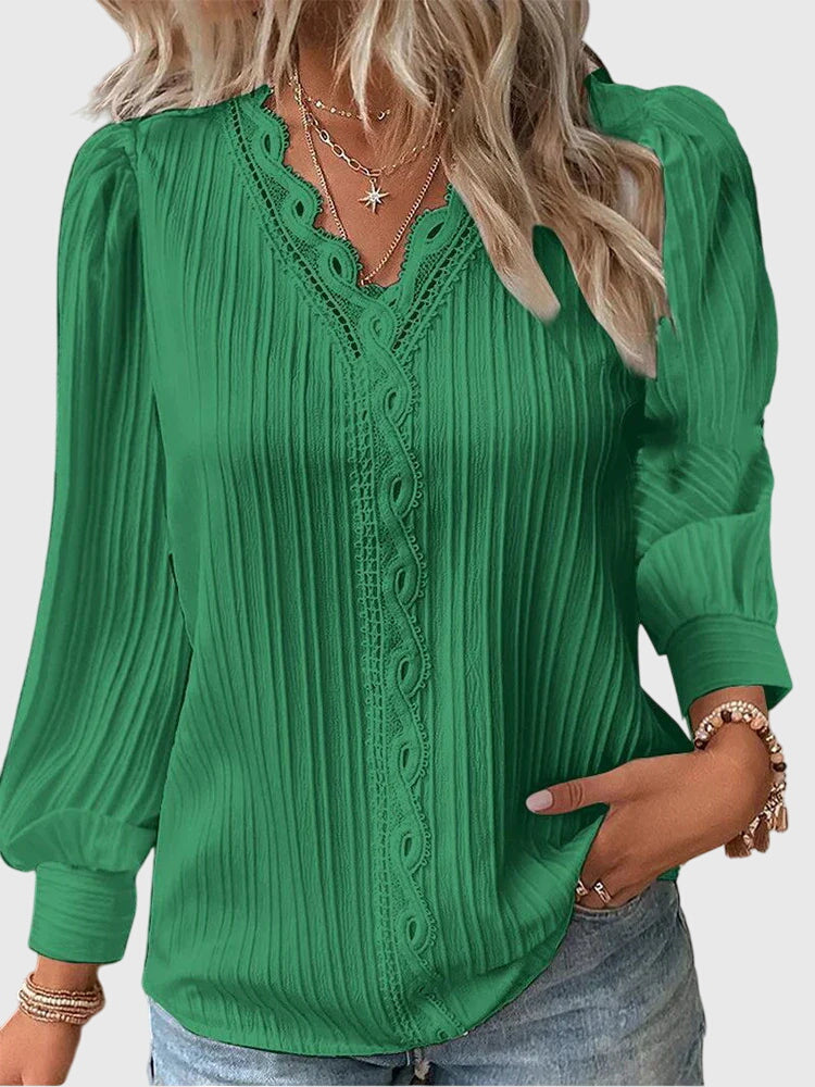 Davellia | Vintage Boho Lace Blouse