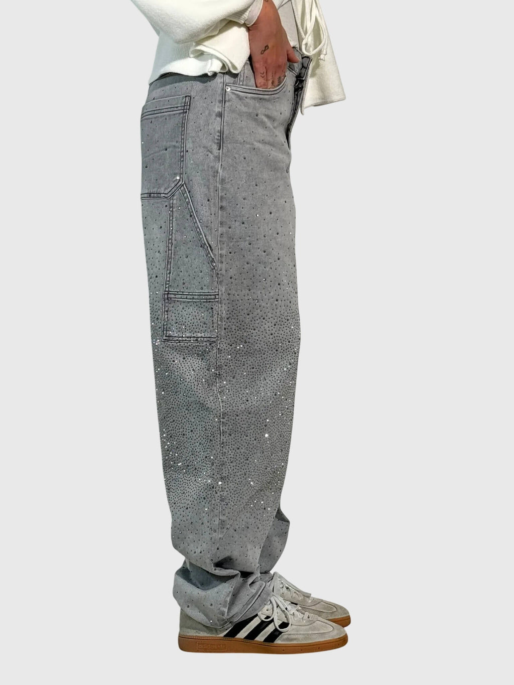 Davellia | Women’s Relaxed Balloon Fit Denim Pants