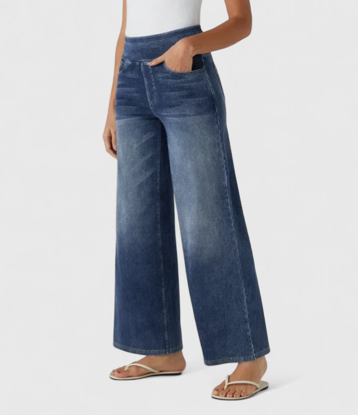 Davellia | Women’s Elastic Waist Casual Pants