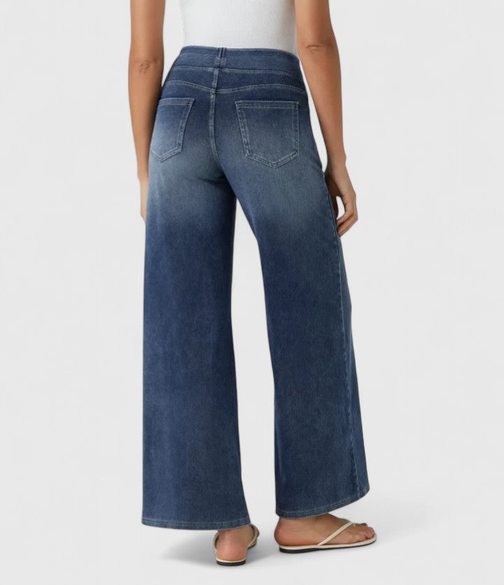 Davellia | Women’s Elastic Waist Casual Pants