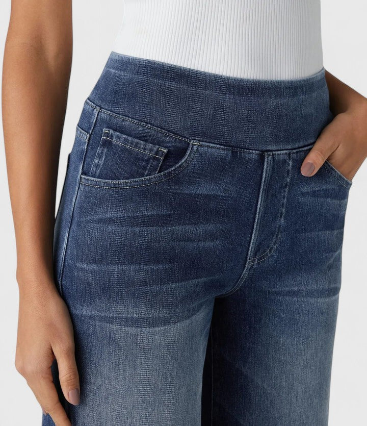 Davellia | Women’s Elastic Waist Casual Pants