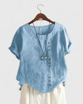 Davellia | Women’s Casual Dandelion Print T-Shirt