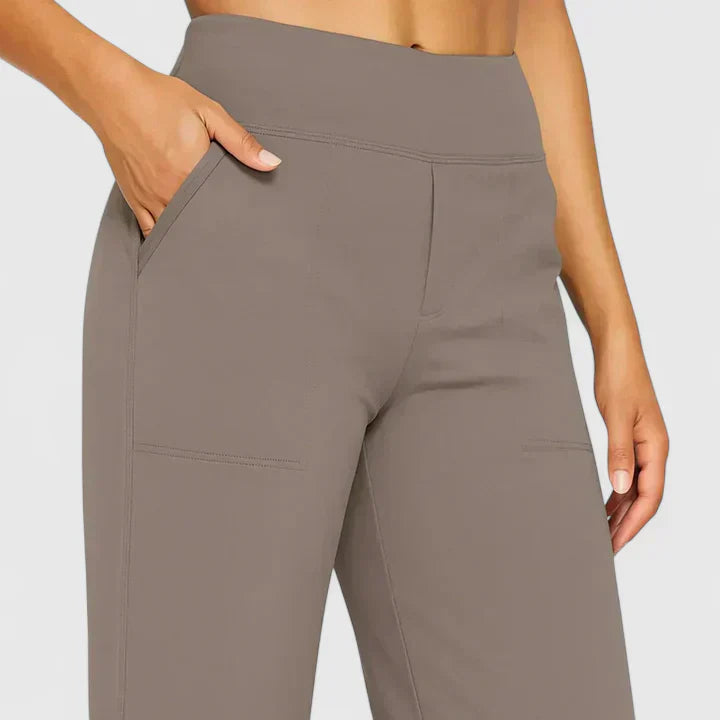 Davellia | Women’s High-Waist Straight Pants