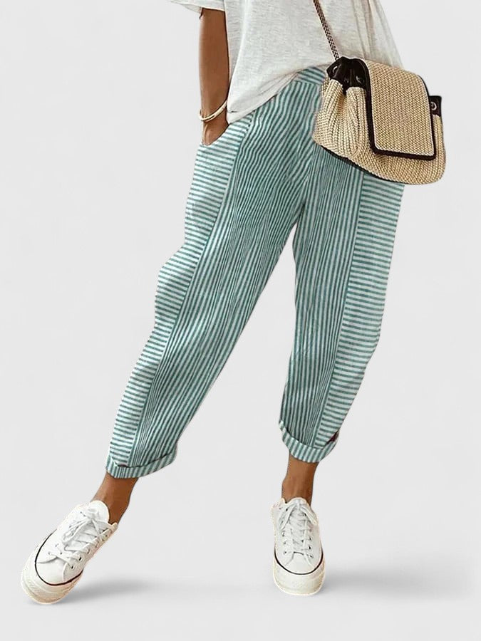 Davellia | Women’s Striped Relaxed Pants