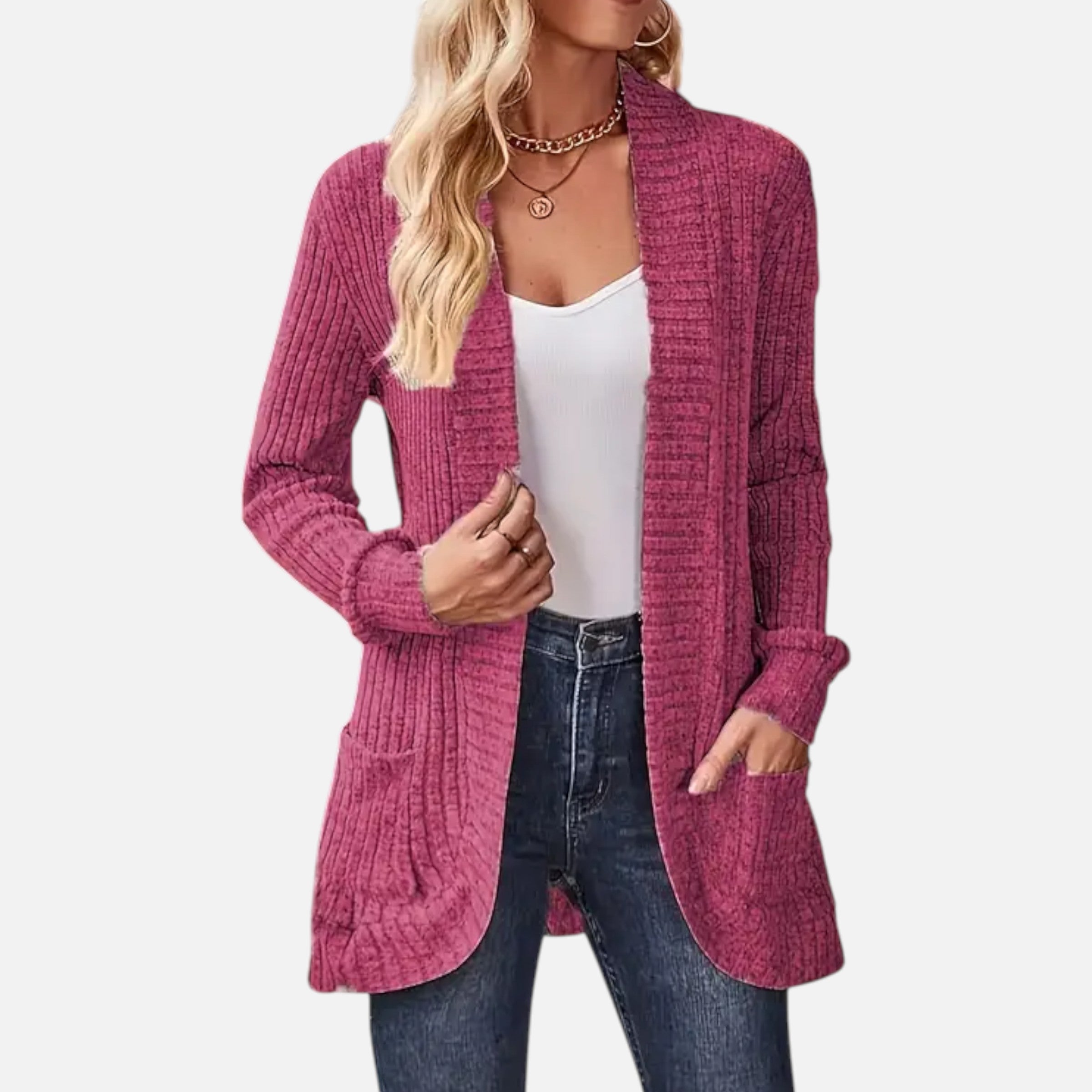 Davellia | Women’s Knit Cardigan – Elegant Casual Essential