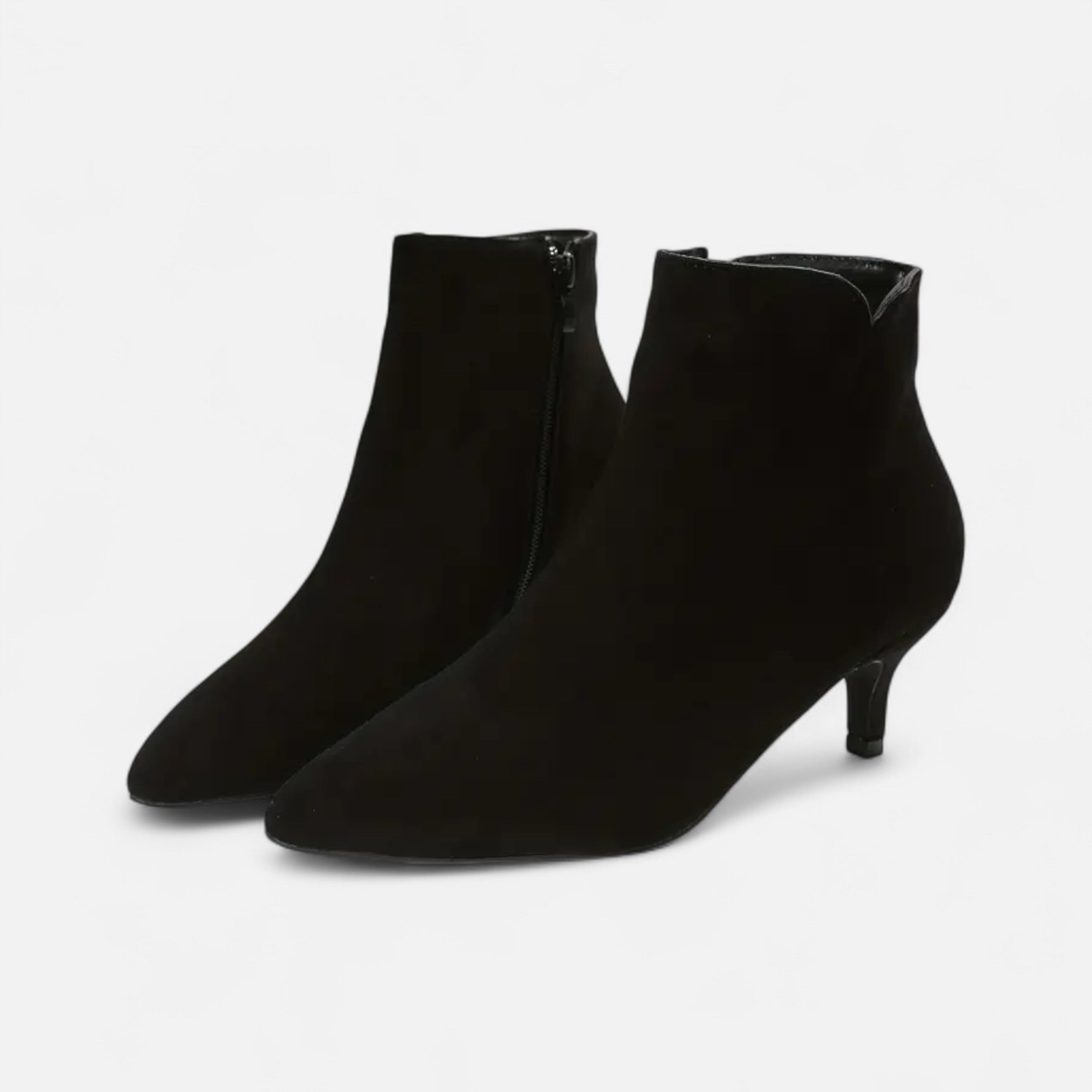 Davellia| Women’s High Heel Boots – Refined Side-Zip Style