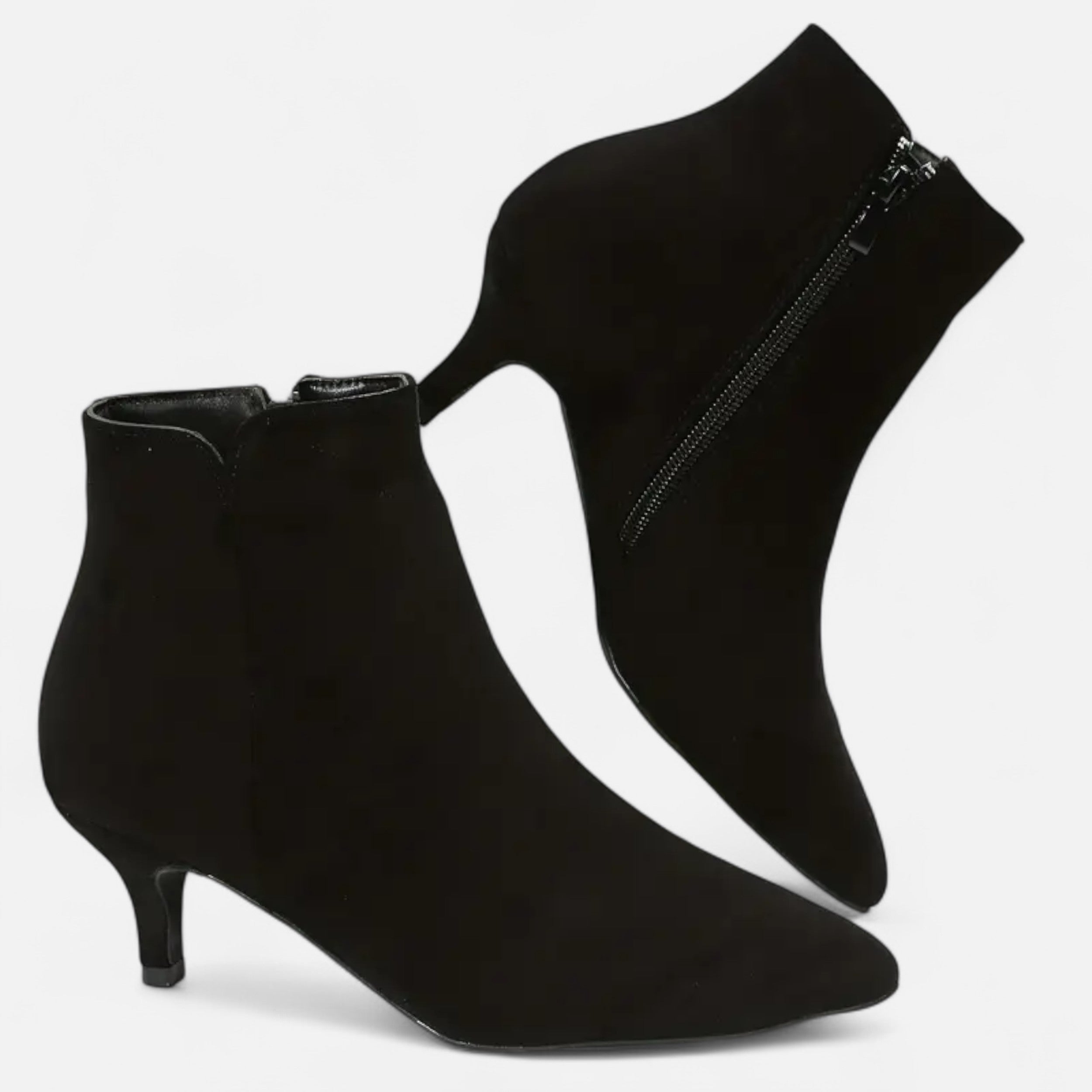 Davellia| Women’s High Heel Boots – Refined Side-Zip Style