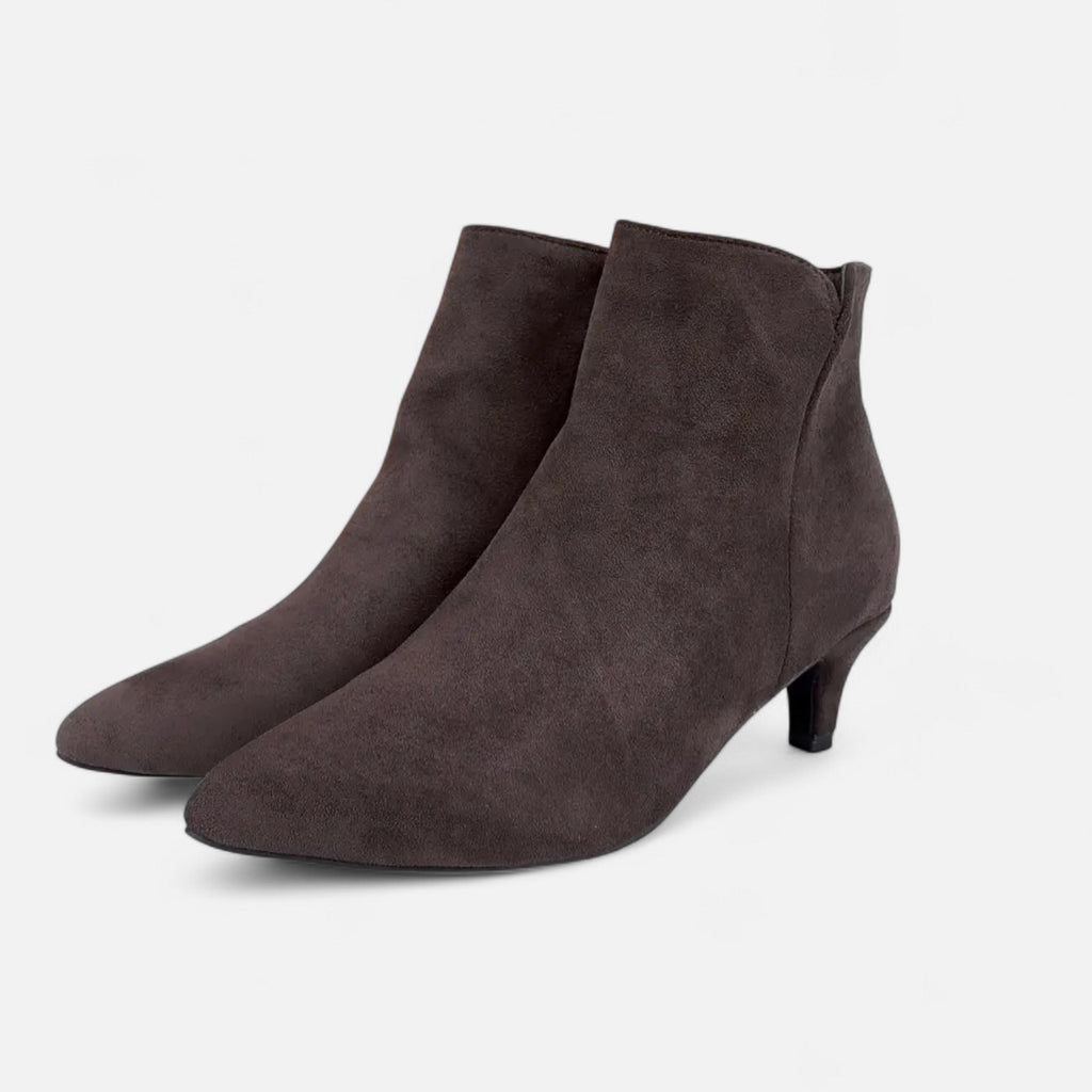 Davellia| Women’s High Heel Boots – Refined Side-Zip Style