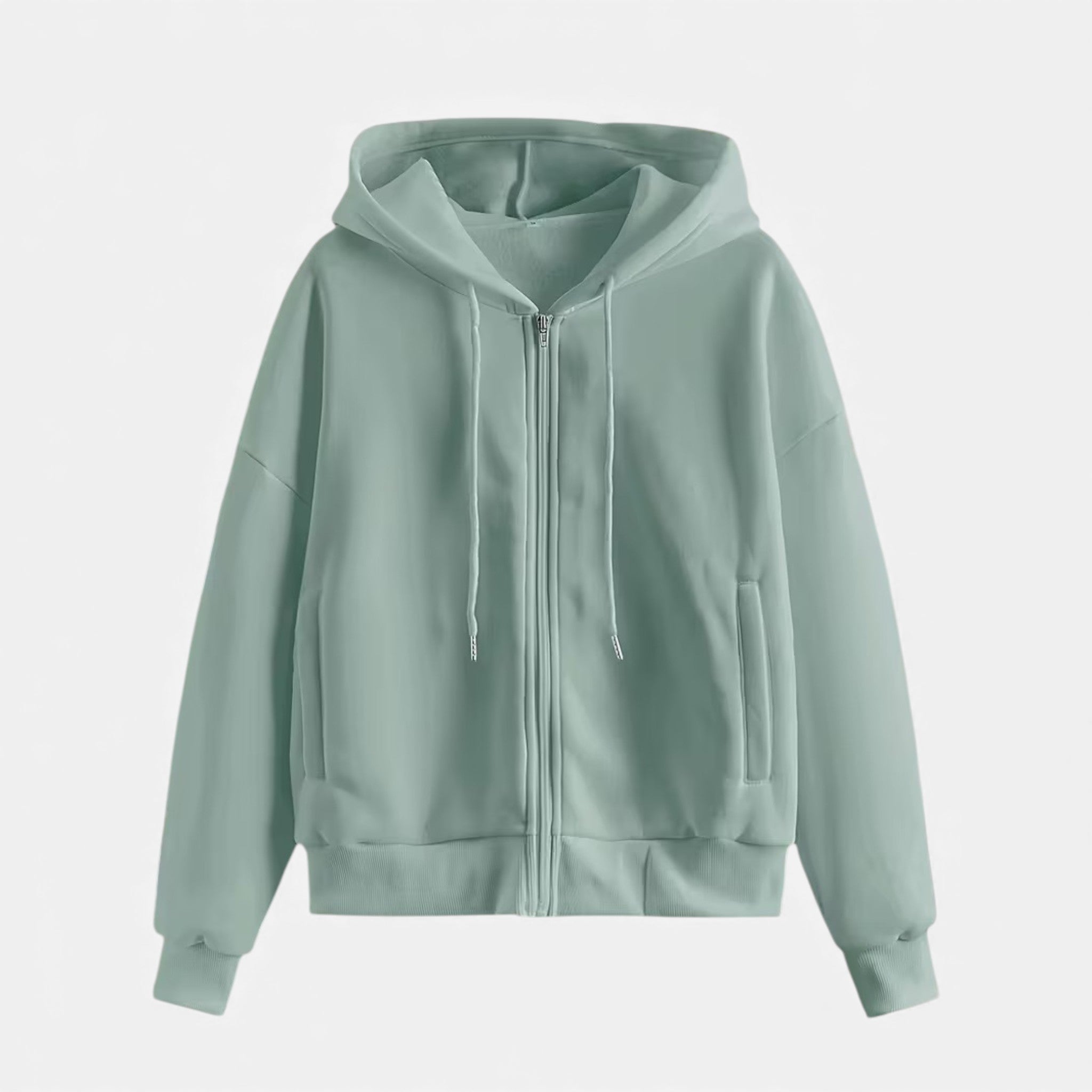 Davellia  | Women’s Zip-Up Knit timeless Hoodie
