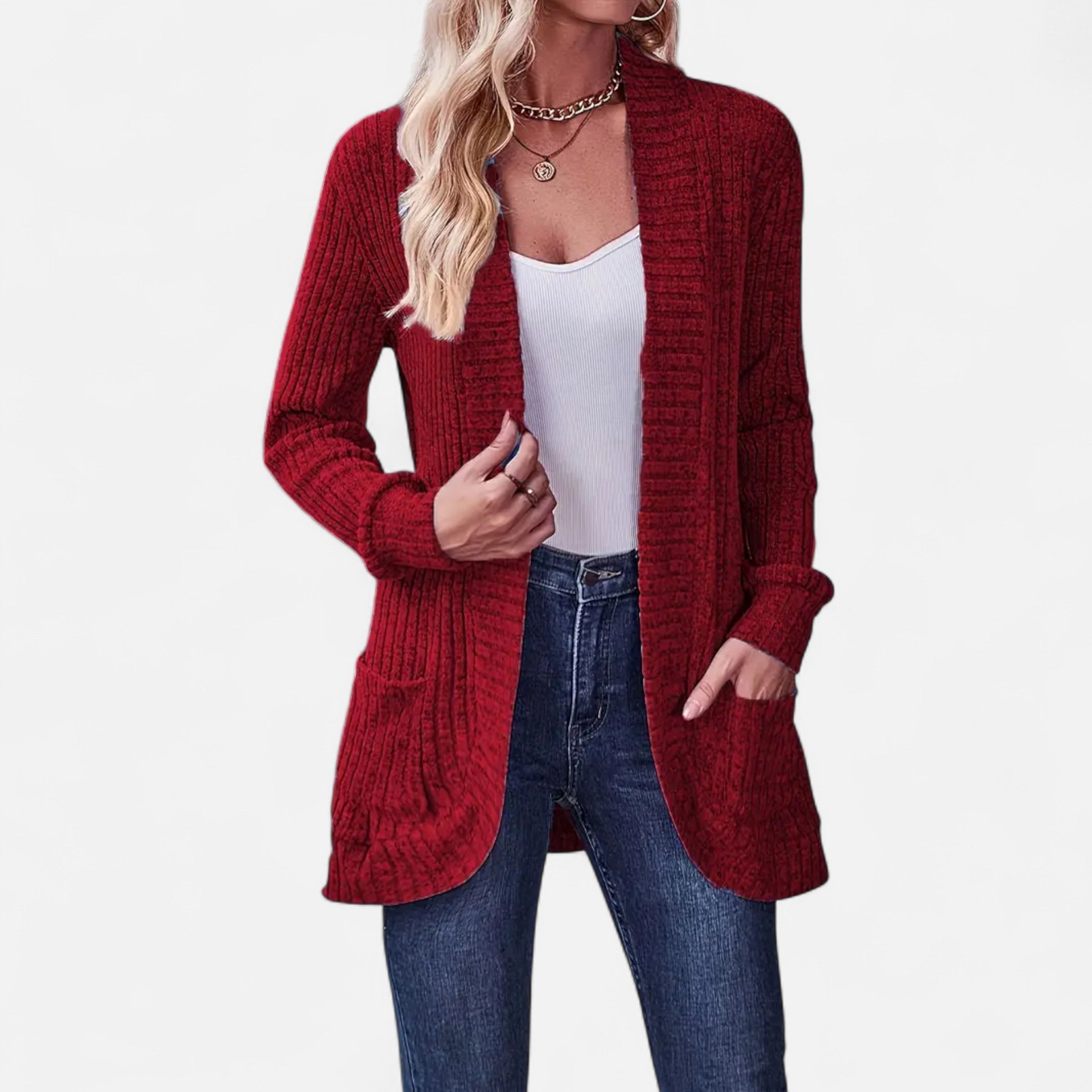 Davellia | Women’s Knit Cardigan – Elegant Casual Essential