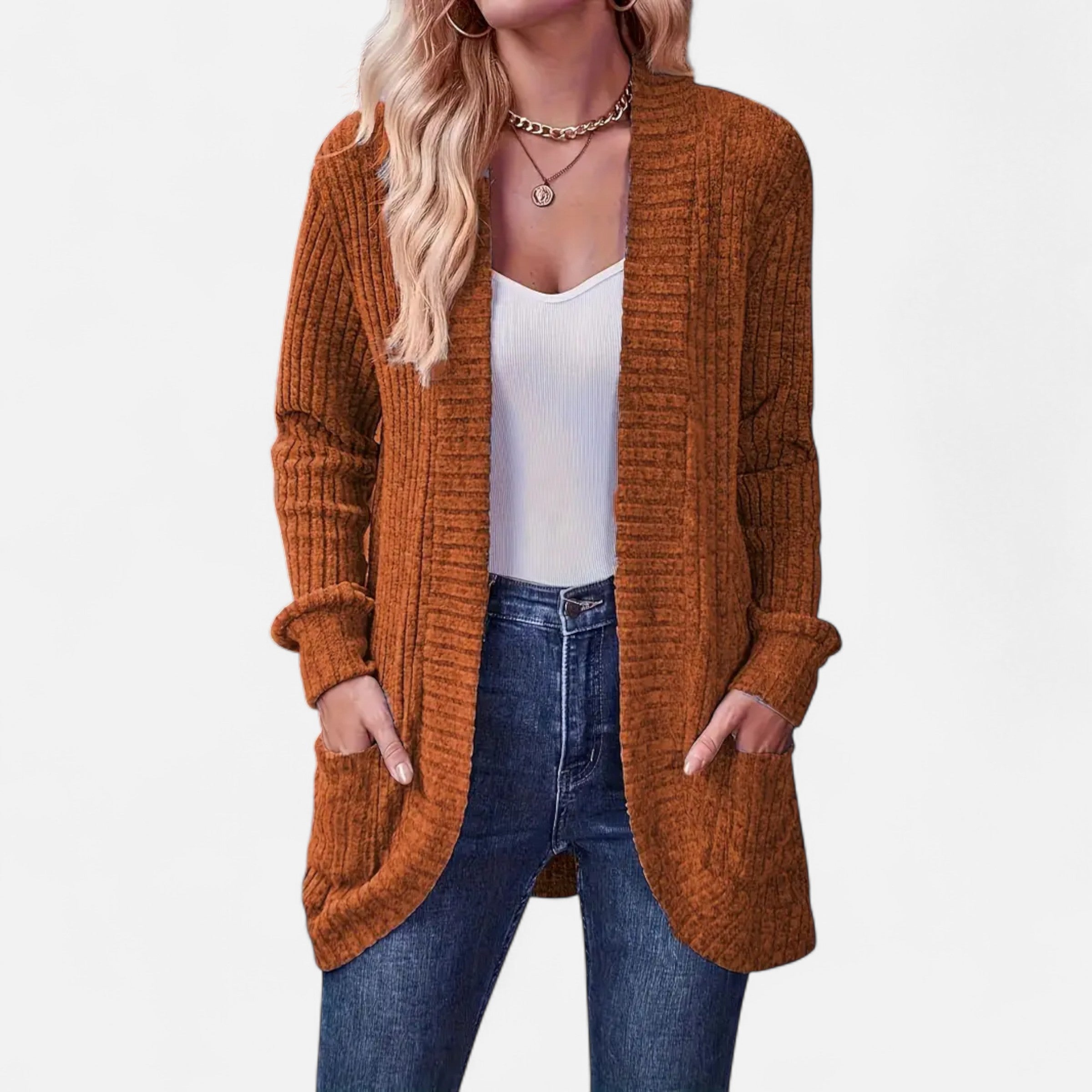 Davellia | Women’s Knit Cardigan – Elegant Casual Essential