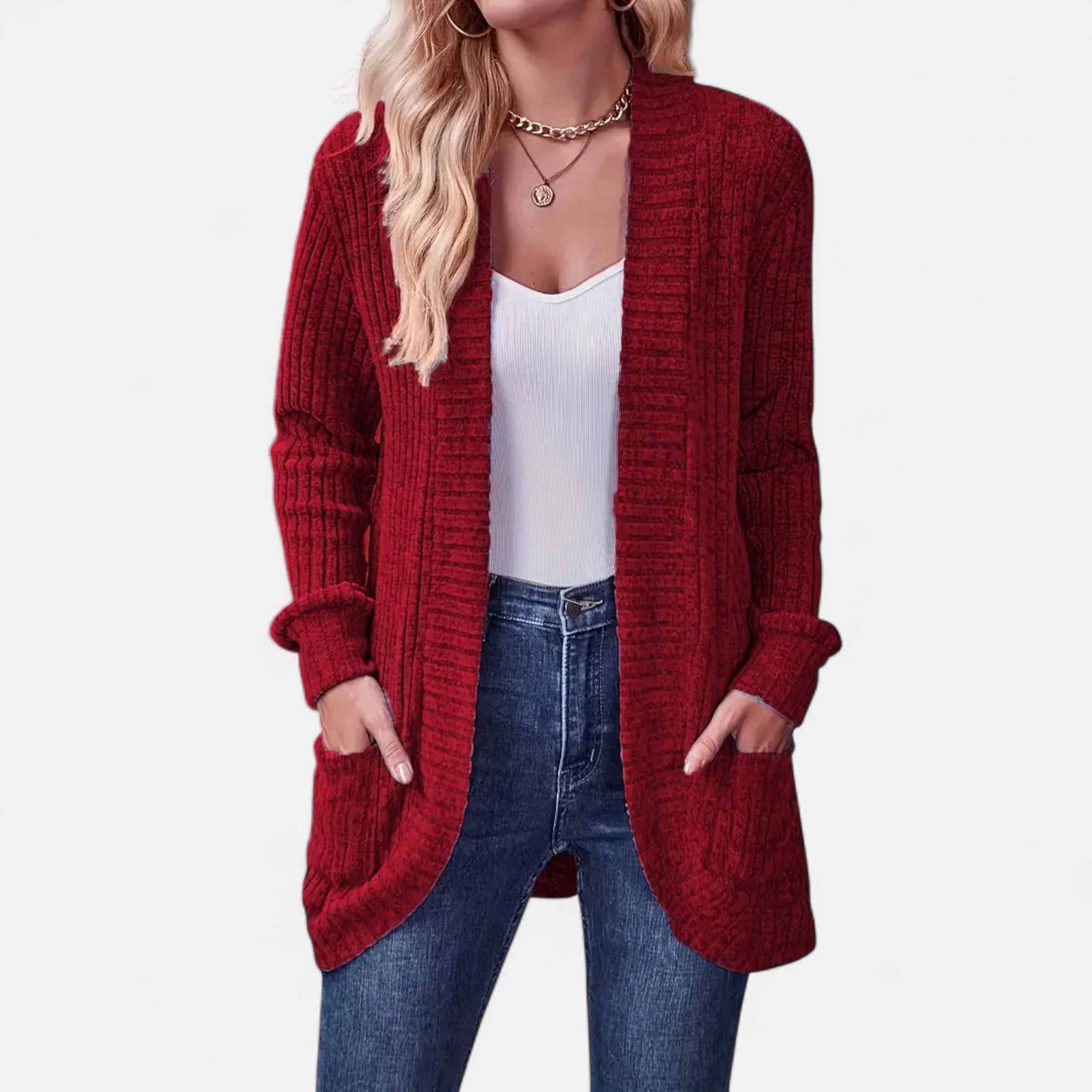 Davellia | Women’s Knit Cardigan – Elegant Casual Essential