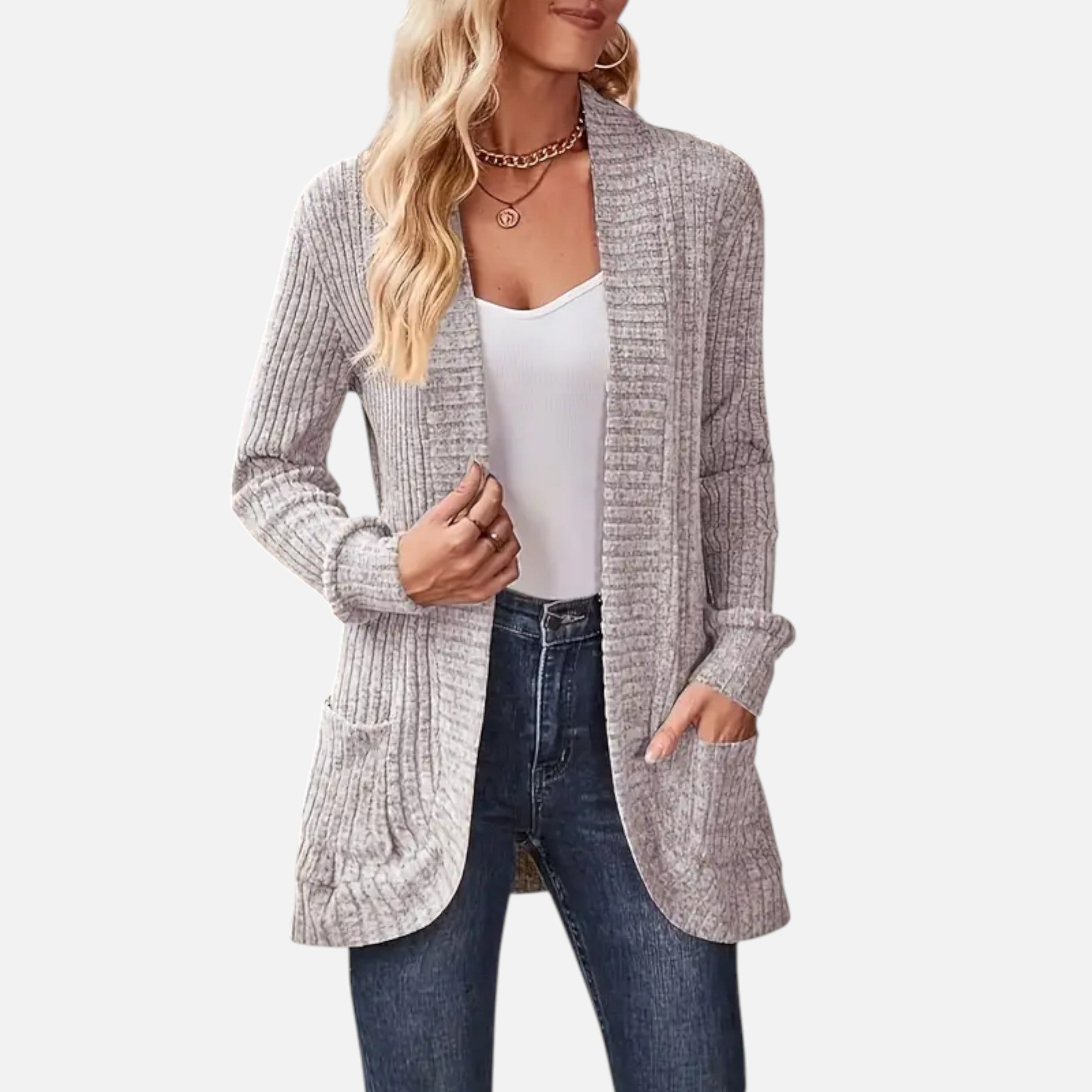 Davellia | Women’s Knit Cardigan – Elegant Casual Essential
