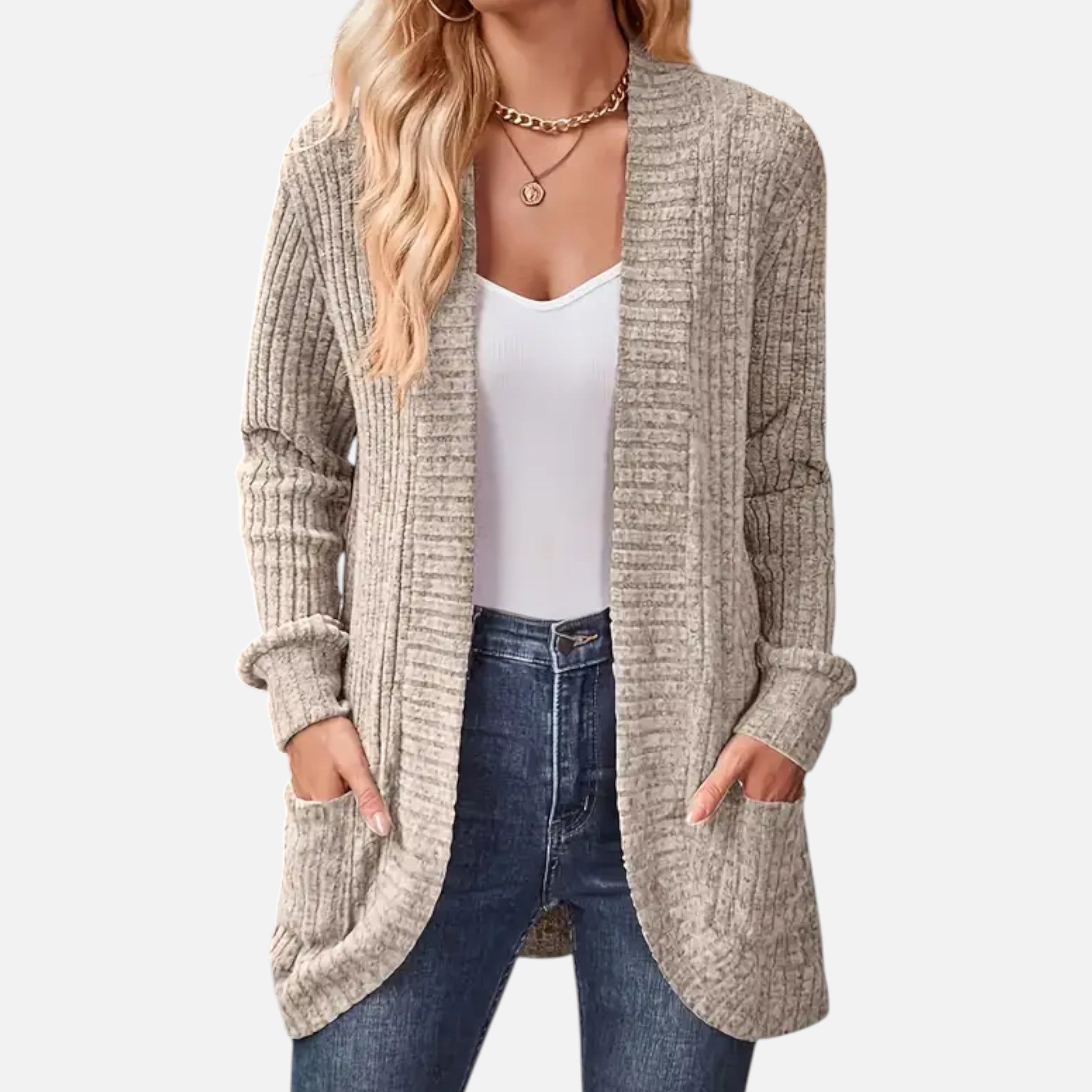 Davellia | Women’s Knit Cardigan – Elegant Casual Essential