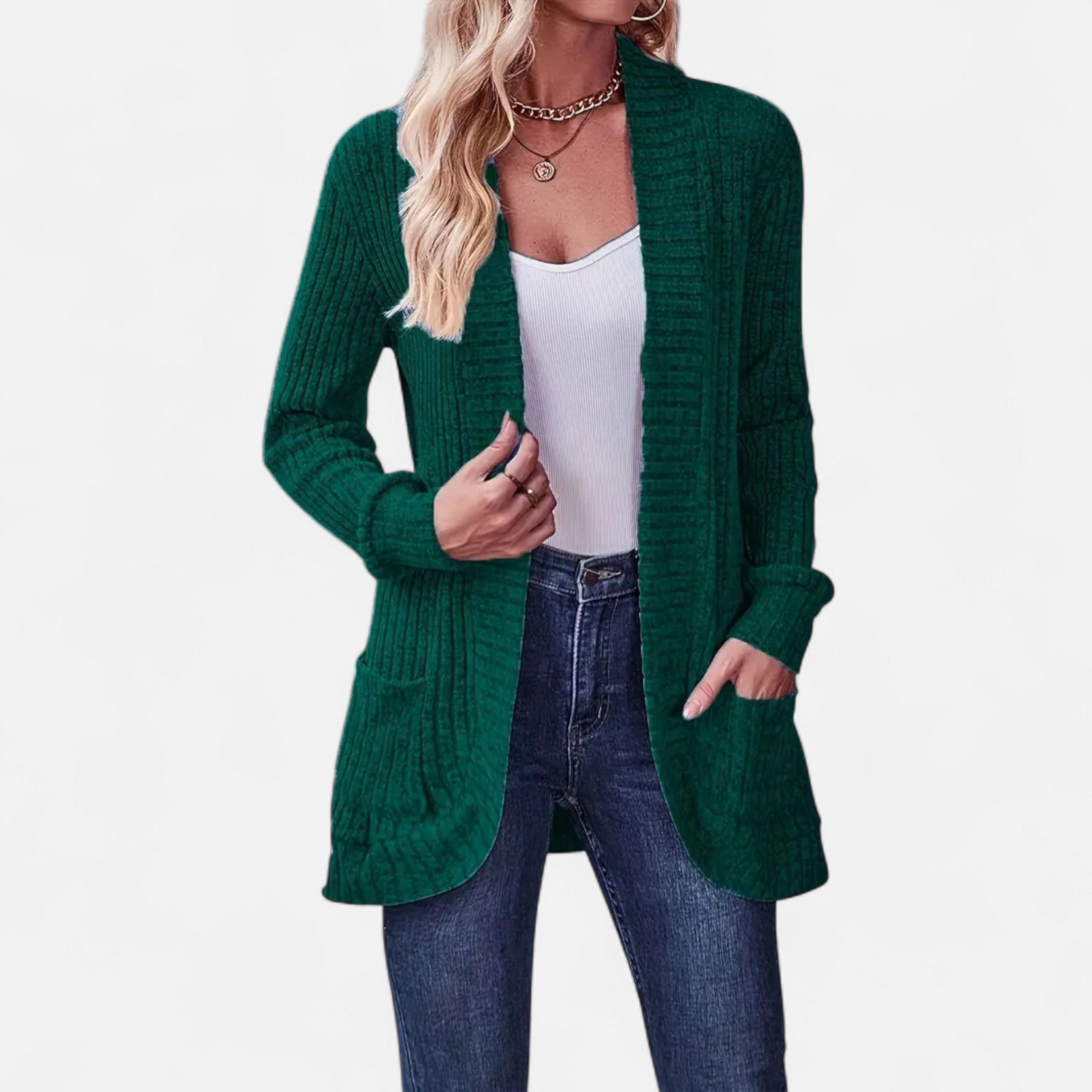 Davellia | Women’s Knit Cardigan – Elegant Casual Essential