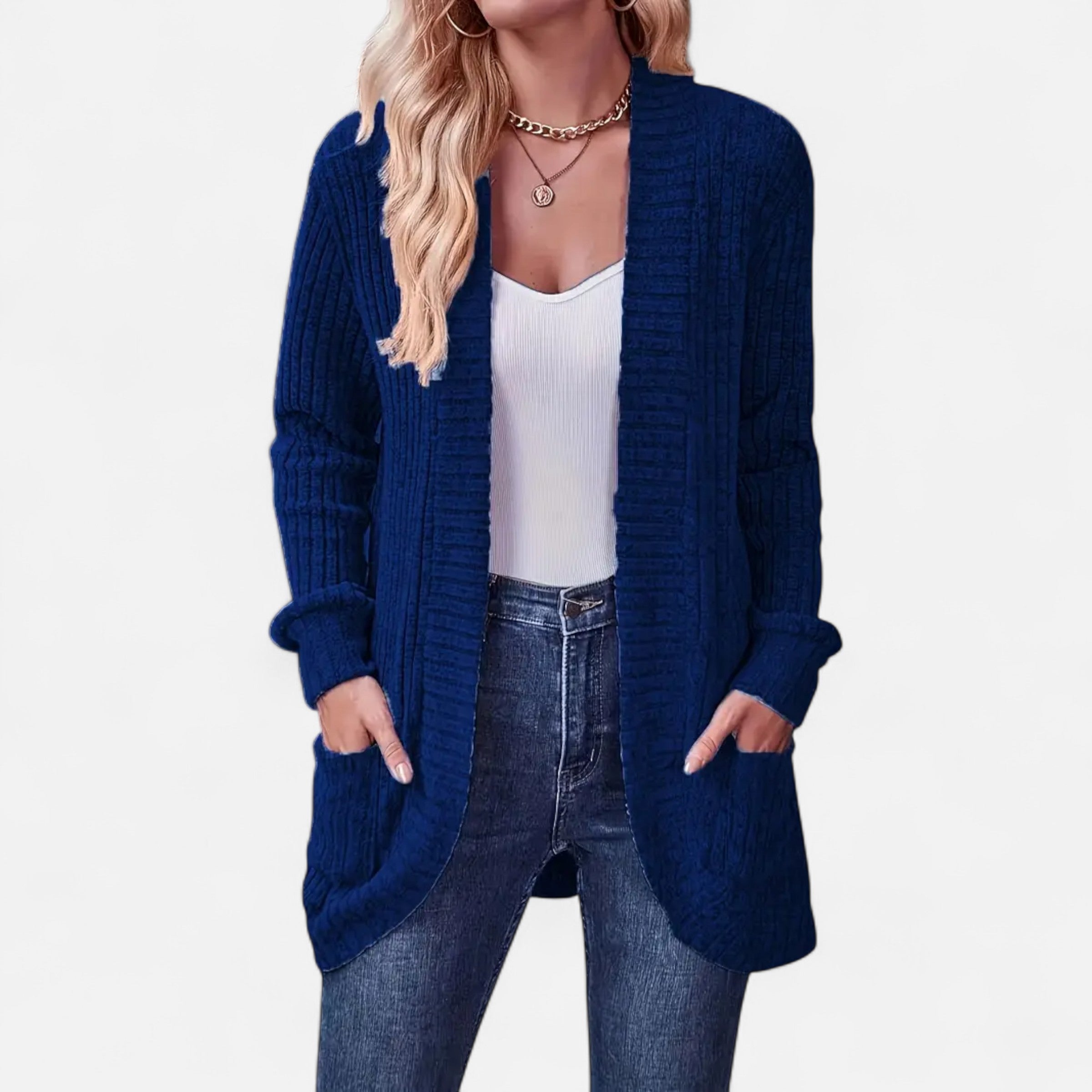 Davellia | Women’s Knit Cardigan – Elegant Casual Essential