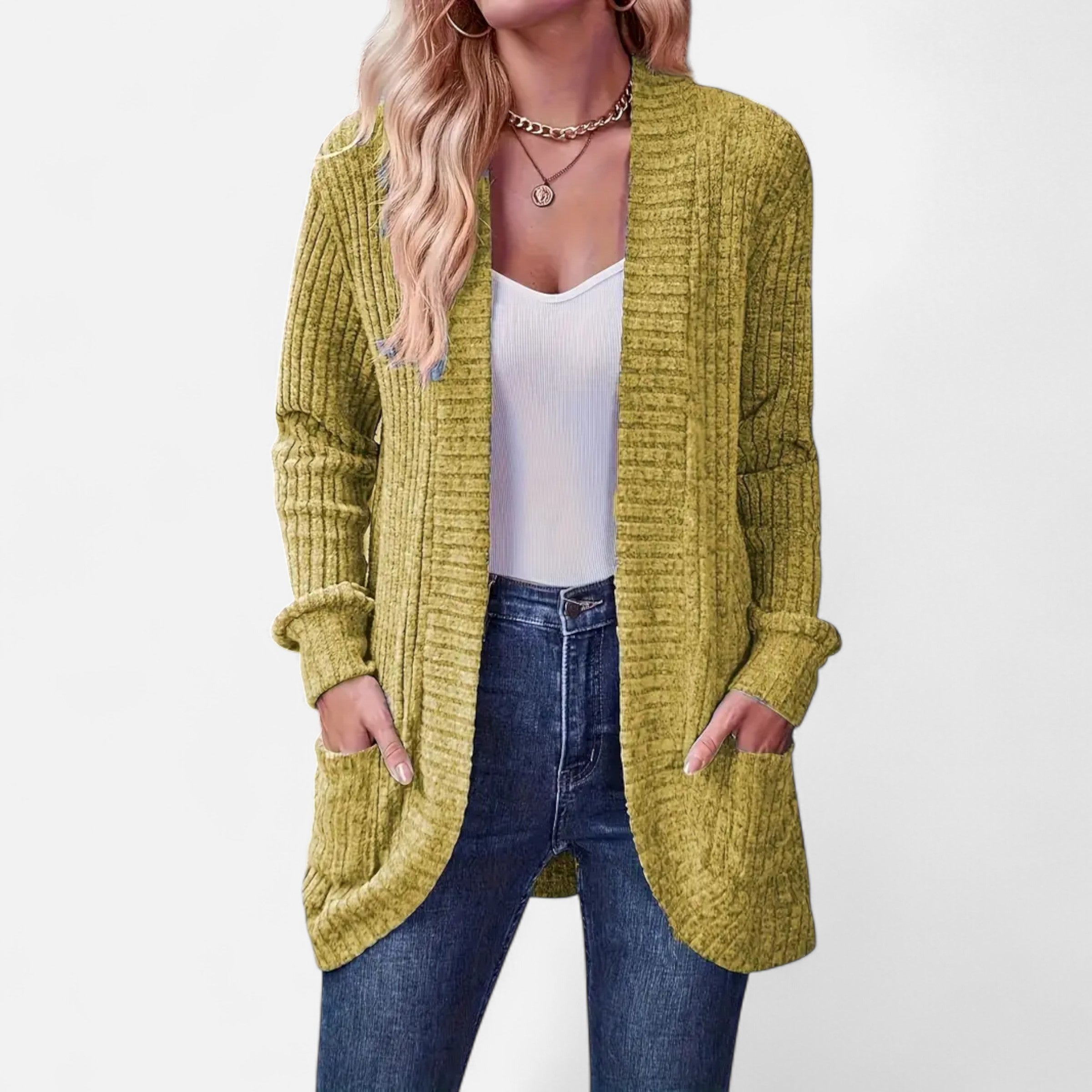 Davellia | Women’s Knit Cardigan – Elegant Casual Essential