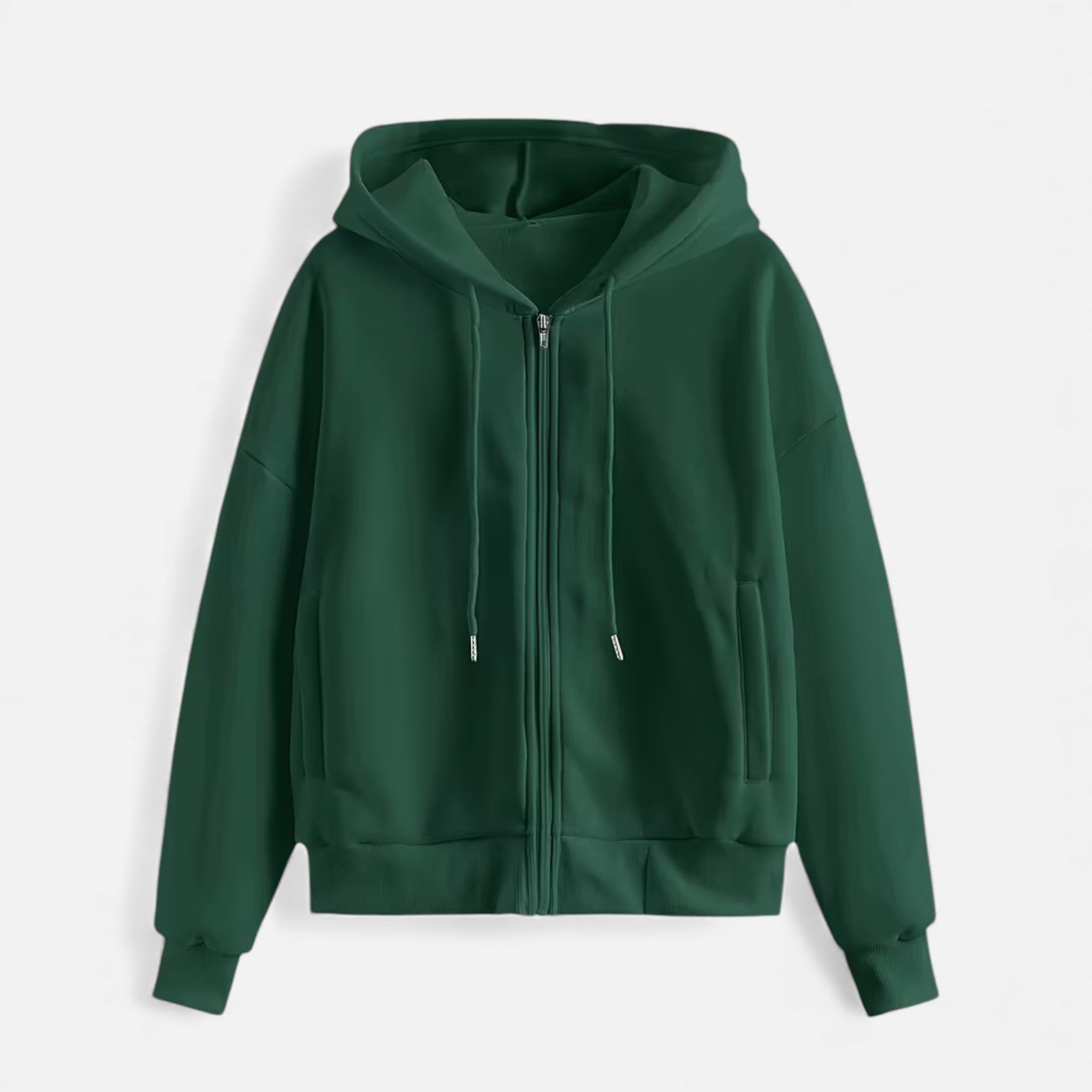 Davellia  | Women’s Zip-Up Knit timeless Hoodie